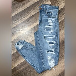 American Eagle High Rise Skinny Jeans